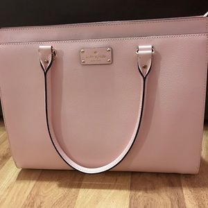 Large pink Kate Spade tote bag